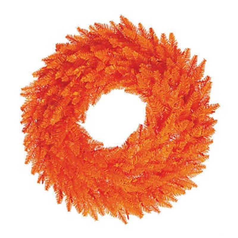 ORANGE FIR WREATH