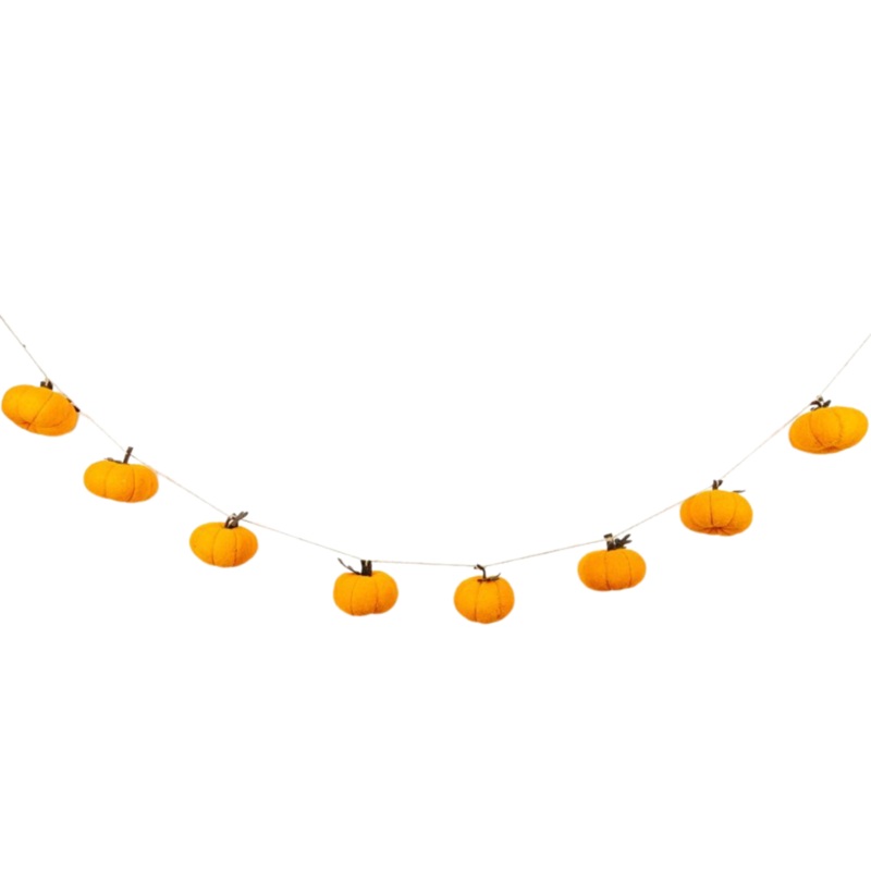 PUMPKIN FELT GARLAND