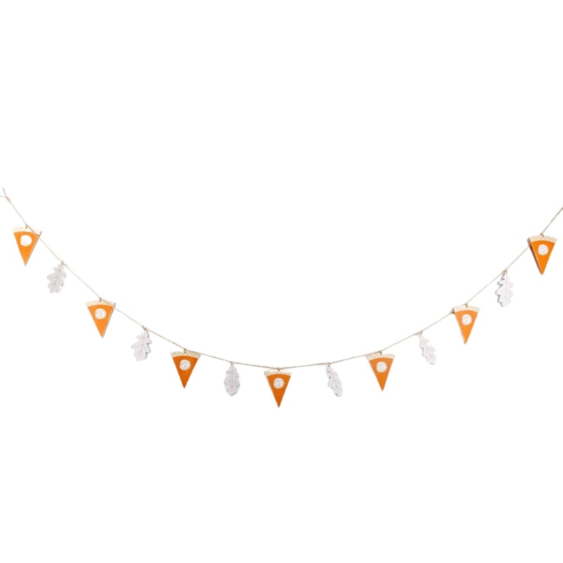 PUMPKIN PIE WOOD GARLAND