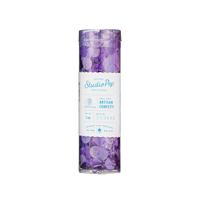 PURPLE GRAPE SODA ARTISAN CONFETTI