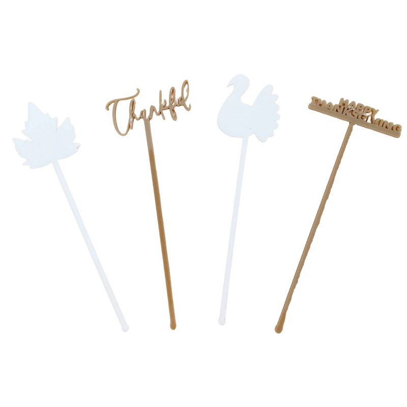 THANKSGIVING DRINK STIRRERS