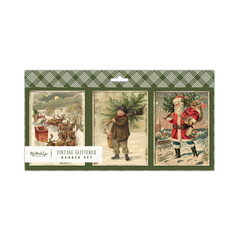 VINTAGE CHRISTMAS BANNER