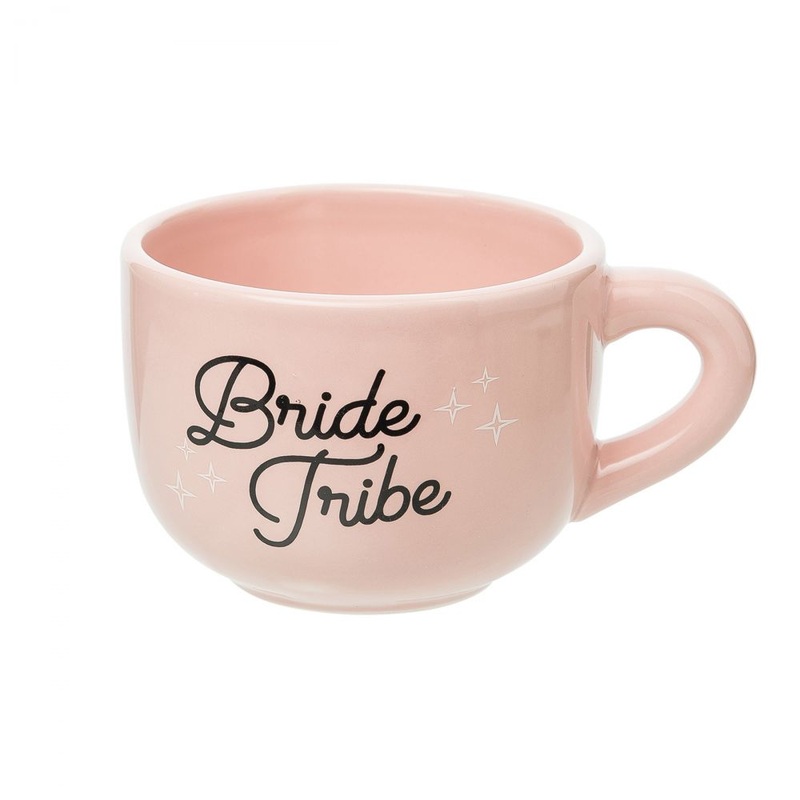 BRIDE TRIBE PINK CAPPUCCINO MUG
