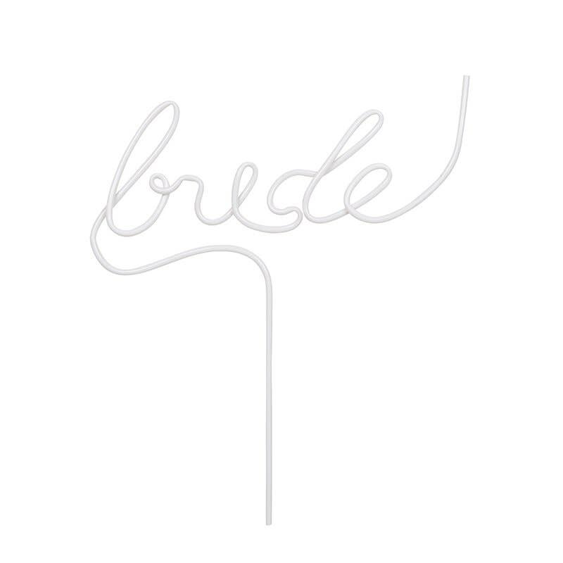 BRIDE WORD STRAW