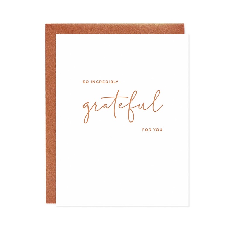 GRATEFUL FOR YOU FALL GREETING CARD