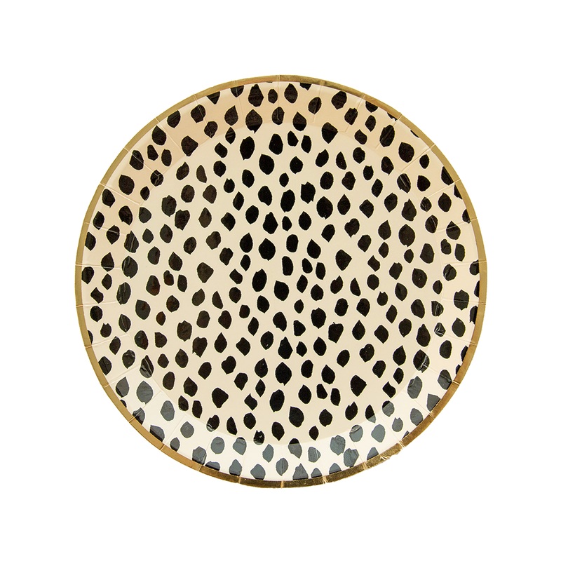LEOPARD DESSERT PLATES
