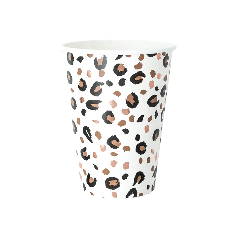 LEOPARD PRINT PARTY CUPS