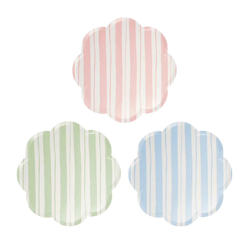 TICKING STRIPE DINNER PLATES
