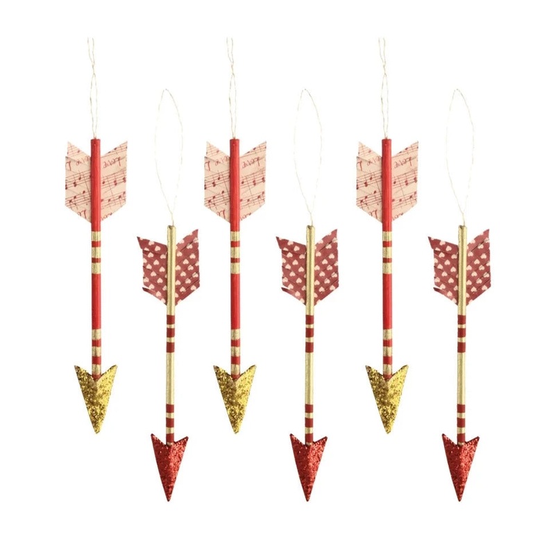 VALENTINE ARROW ORNAMENTS