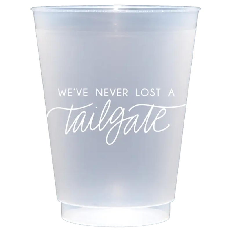 WE’VE NEVER LOST A TAILGATE CUPS