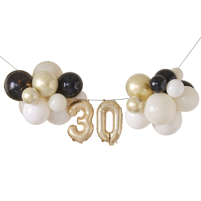 30TH BIRTHDAY BALLOON BANNER