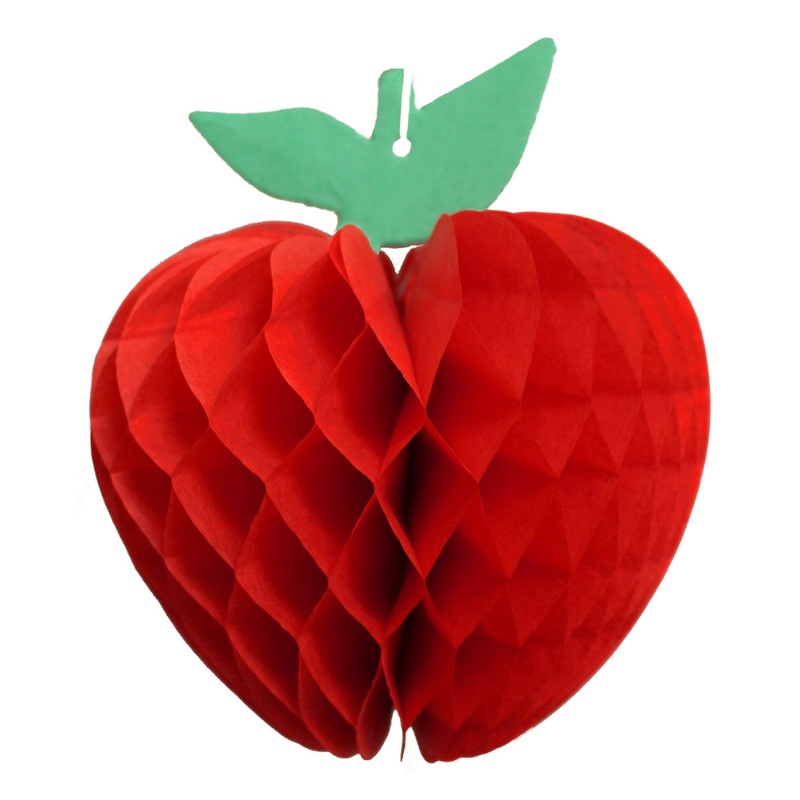 7 HONEYCOMB APPLE DECORATION