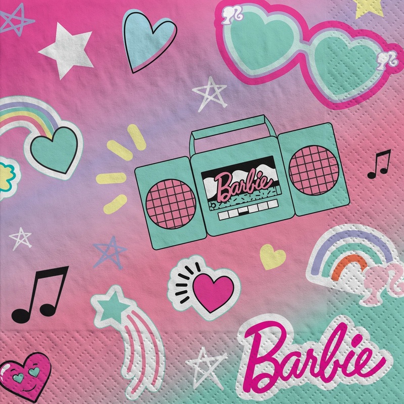 BARBIE BEVERAGE NAPKINS