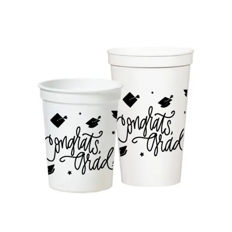 CONGRATS, GRAD! WHITE STADIUM CUP