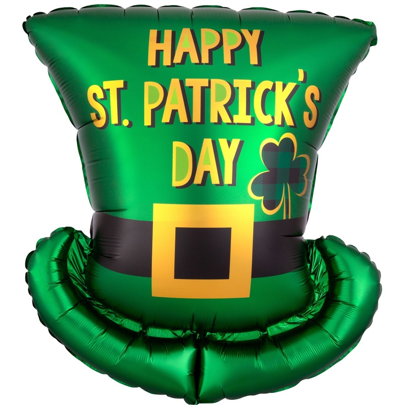 HAPPY ST. PATRICK’S DAY GREEN HAT BALLOON