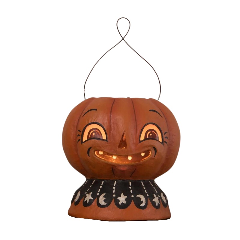 JOHANNA PARKER VINTAGE HALLOWEEN PUMPKIN LANTERN