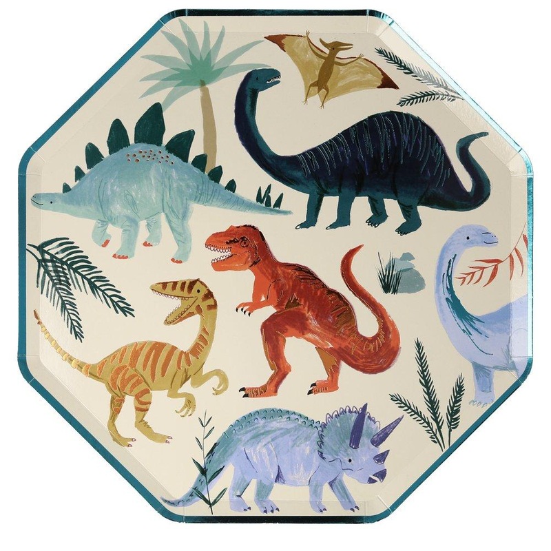LARGE DINOSAUR PLATES