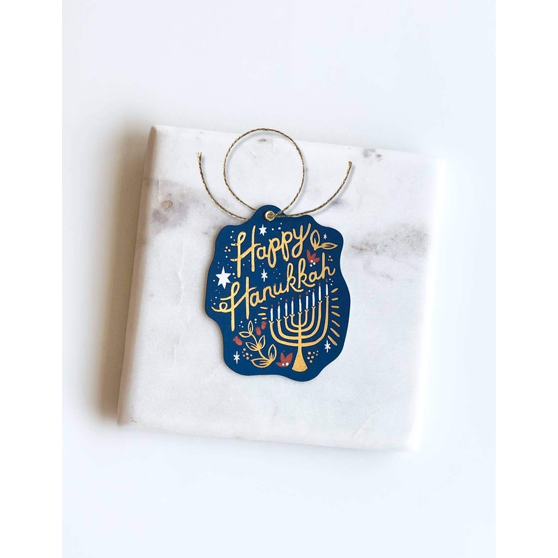 MENORAH DIE-CUT GIFT TAGS