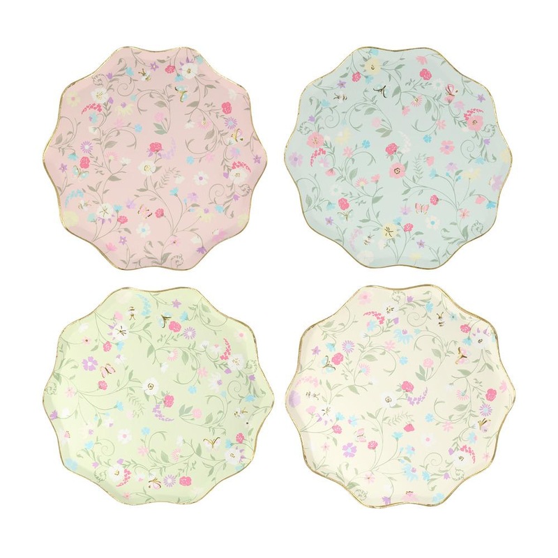 MERI MERI X LADUREE PARIS FLORAL SIDE PLATES