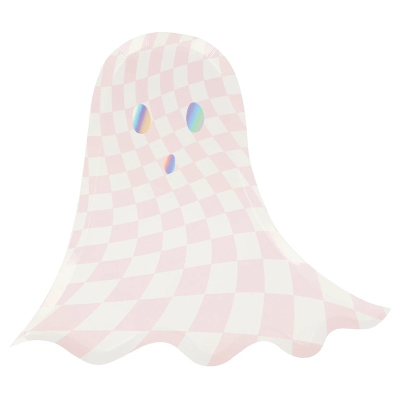 PINK CHECKER GHOST PLATES