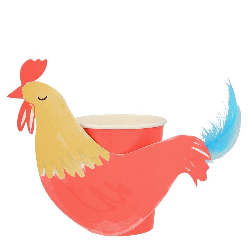 ROOSTER PARTY CUPS