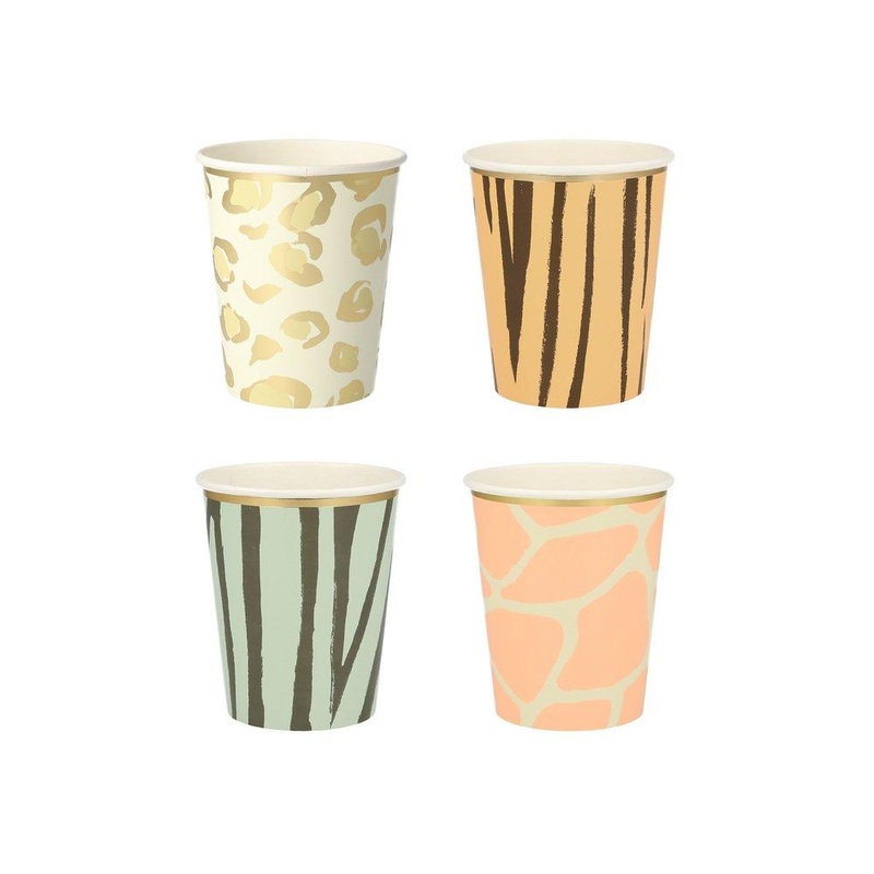 SAFARI ANIMAL PRINT PARTY CUPS