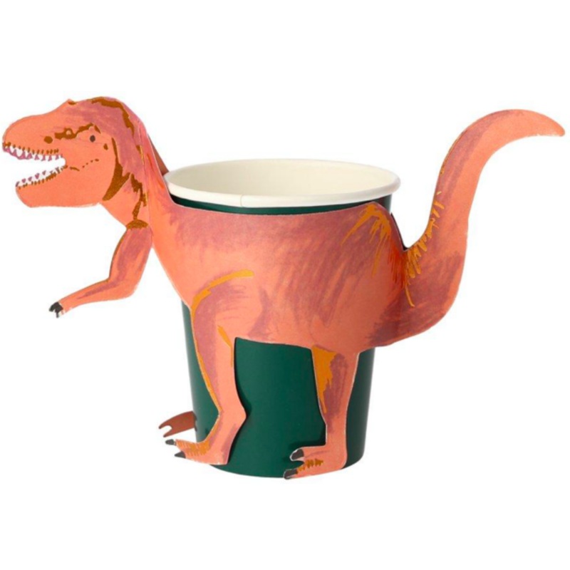 T-REX DINOSAUR PARTY CUPS