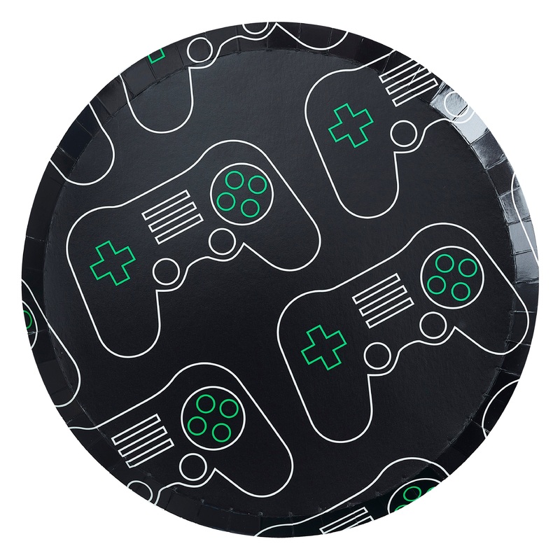 VIDEO GAME PAPER PLATES