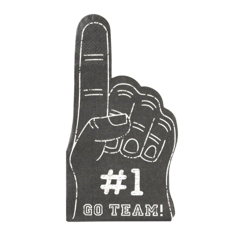 #1 TEAM HAND SHAPED NAPKINS
