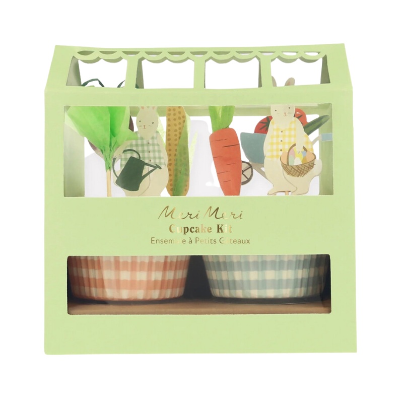 BUNNY GARDEN CUPCAKE KIT