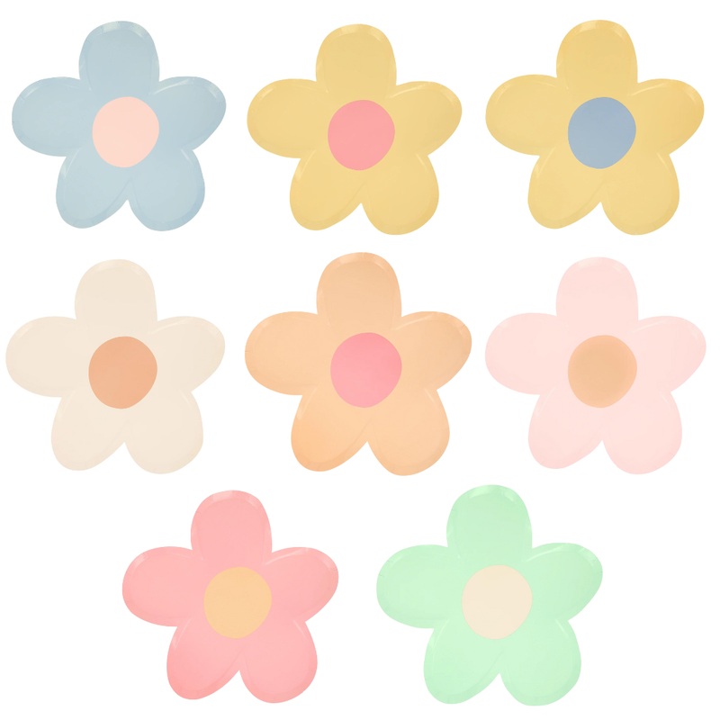 DAISY SHAPED PLATES