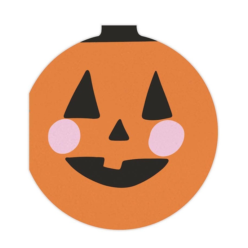 DIECUT JACK-O-LANTERN NAPKINS
