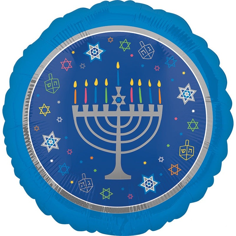 EIGHT HAPPY NIGHTS HANUKKAH BALLOON