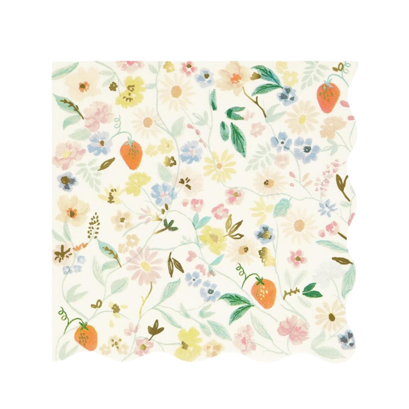 ELEGANT FLORAL NAPKINS