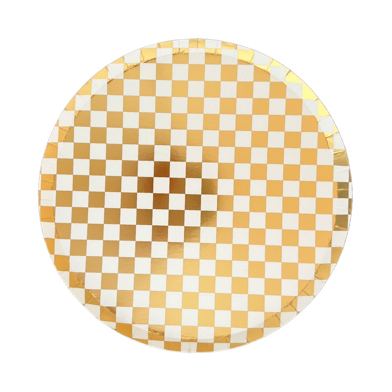 GOLD CHECKER PLATES