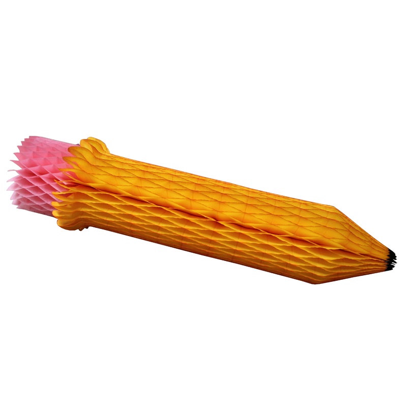 HONEYCOMB PENCIL DECORATION