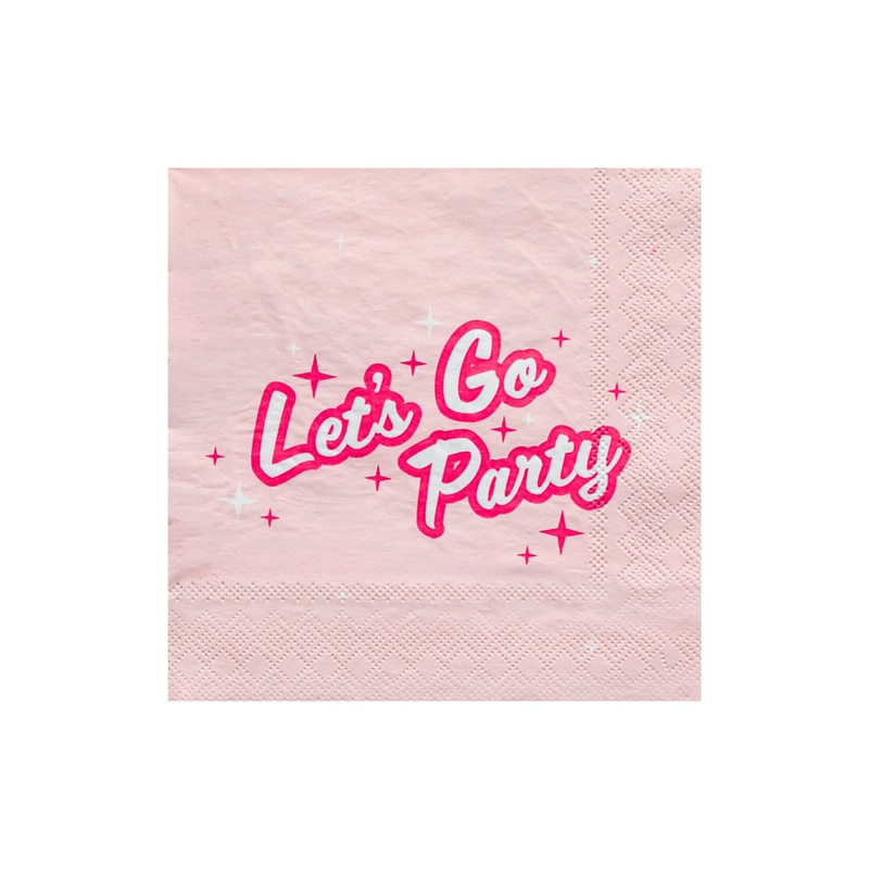 LETS GO PARTY NAPKINS