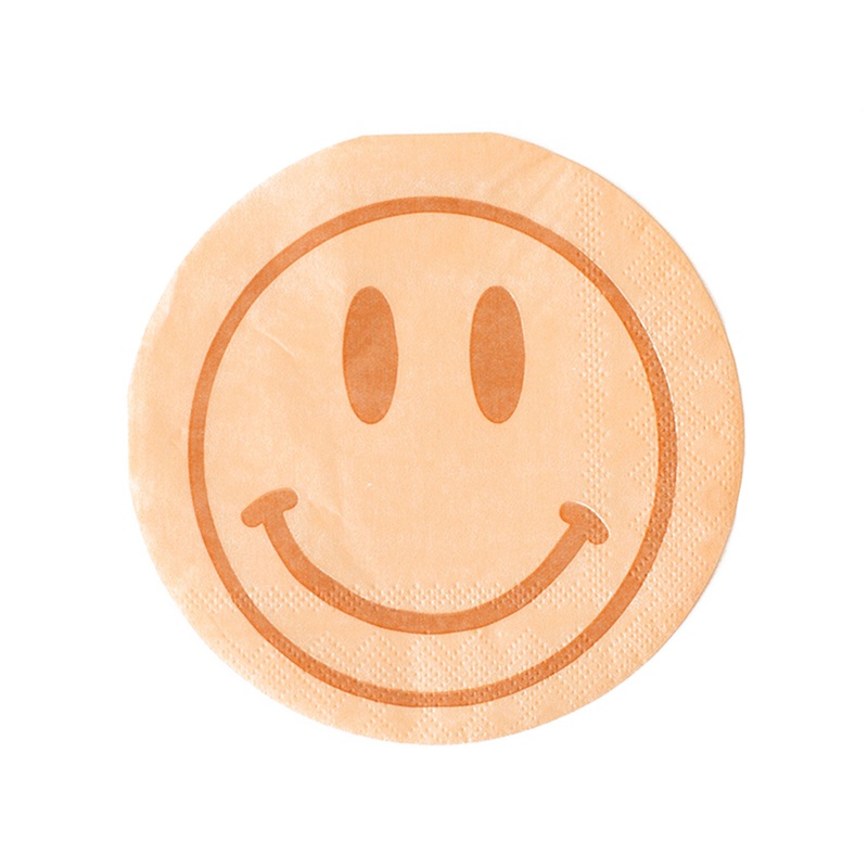 PEACE & LOVE SMILE COCKTAIL NAPKINS