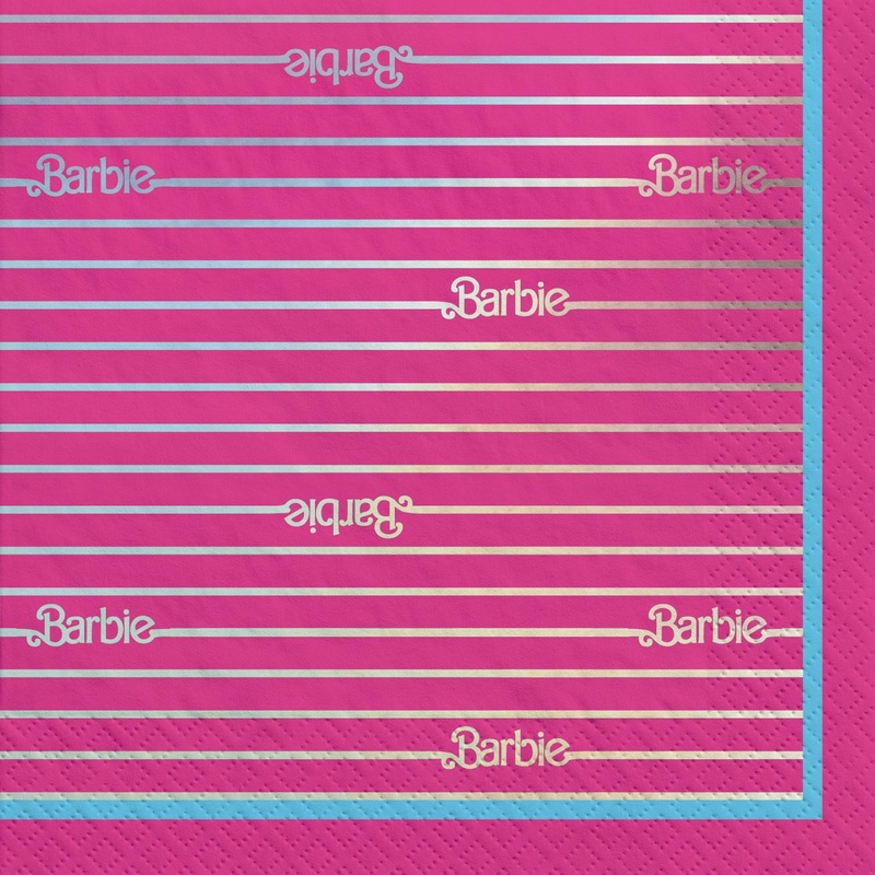 PINK BARBIE LUNCH NAPKINS