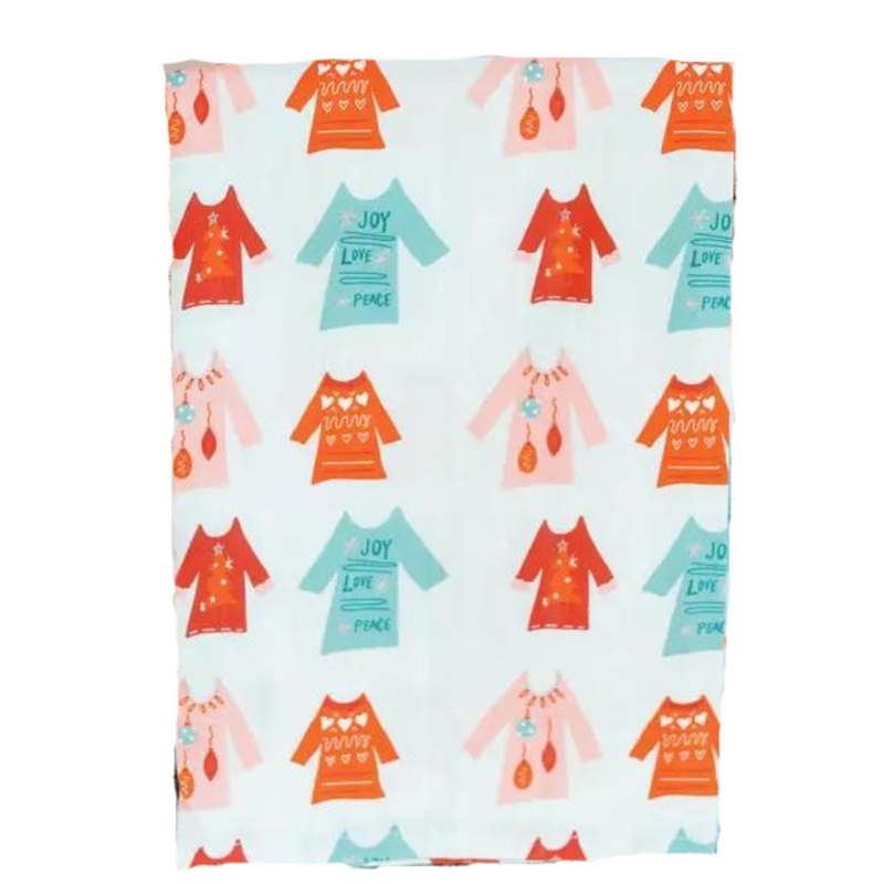 SWEATER WEATHER CHRISTMAS FLOUR SACK TOWEL
