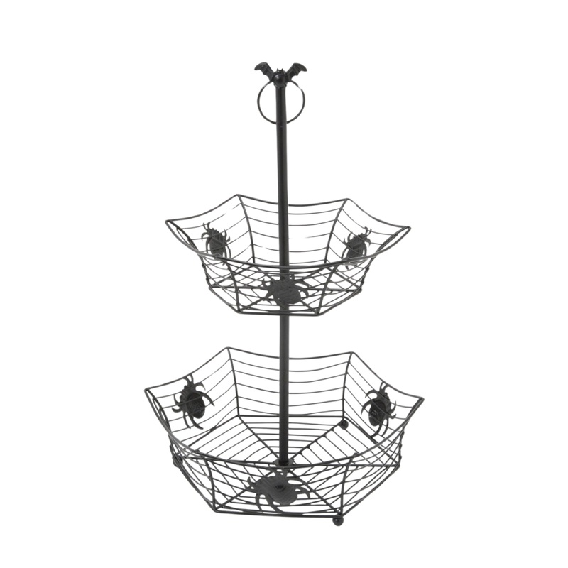 TWO TIER SPIDER WEB TRAY