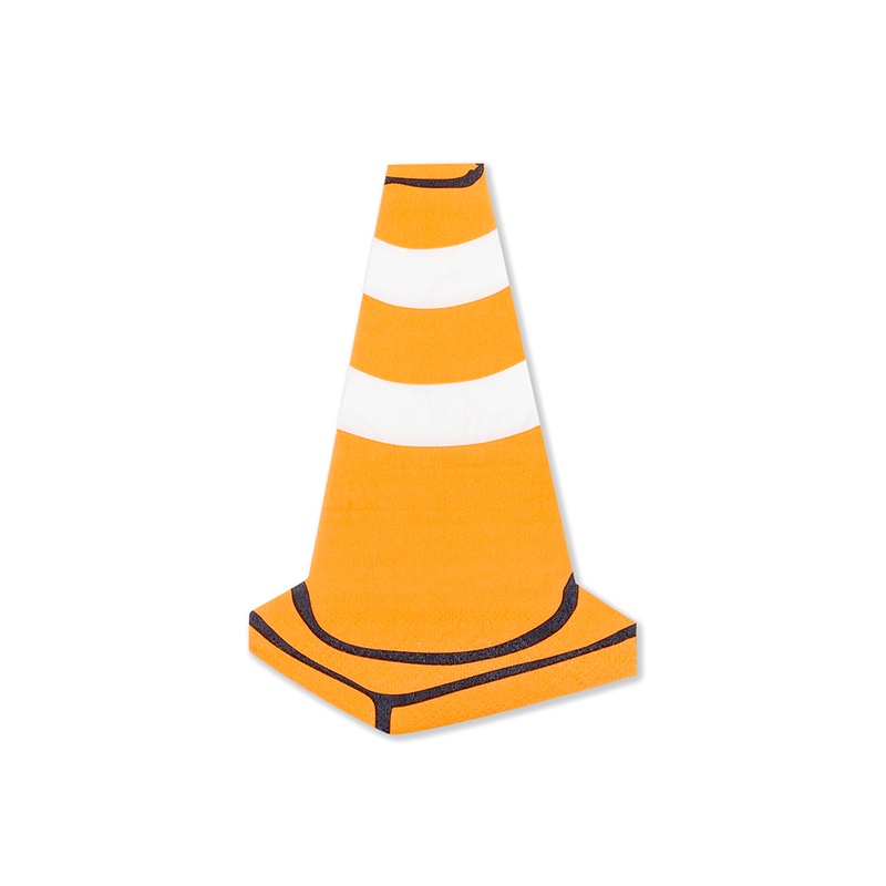 UNDER CONSTRUCTION CONE NAPKINS
