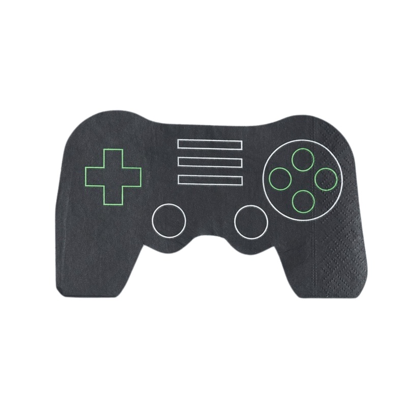 VIDEO GAME CONTROLLER SHAPED NAPKINS