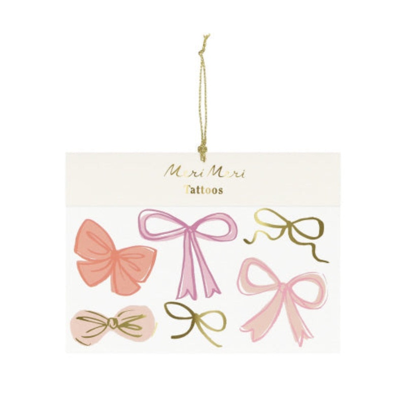BOW TEMPORARY TATTOOS