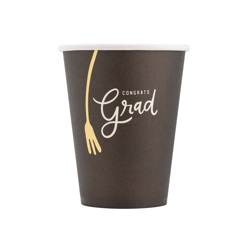 CONGRATS GRAD PAPER PARTY CUPS