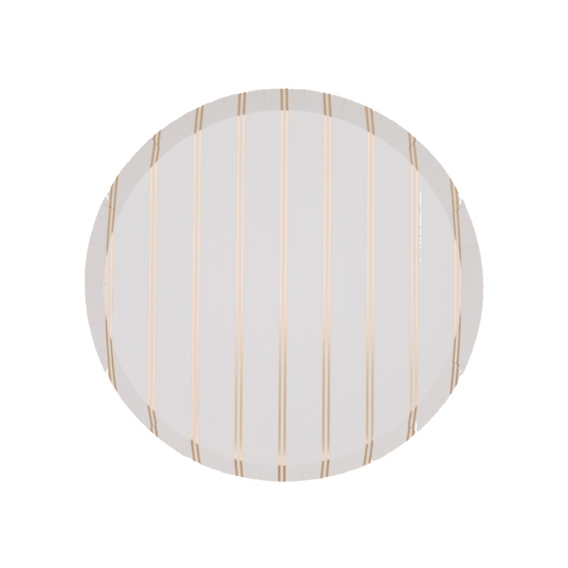 GOLD SIGNATURE STRIPE SMALL PLATES