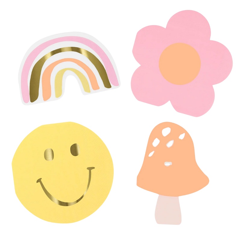 HAPPY FACE ICON NAPKINS