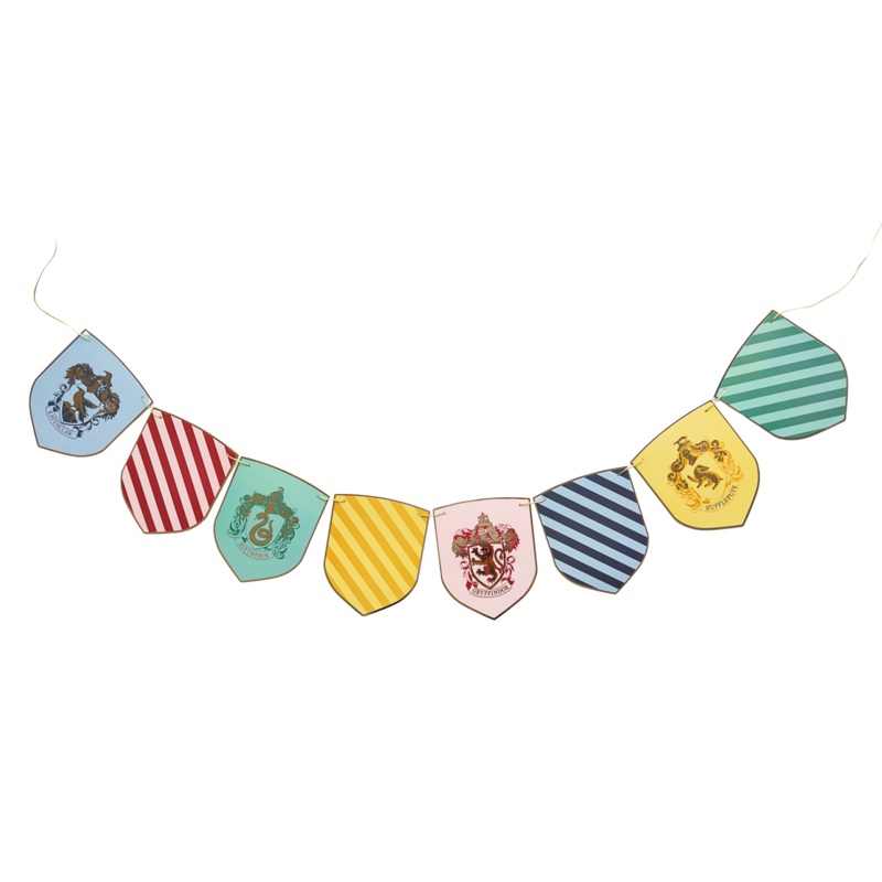 HARRY POTTER X BONJOUR FTE HOUSE PRIDE MULTICOLOR DECORATIVE HOGWARTS BANNER