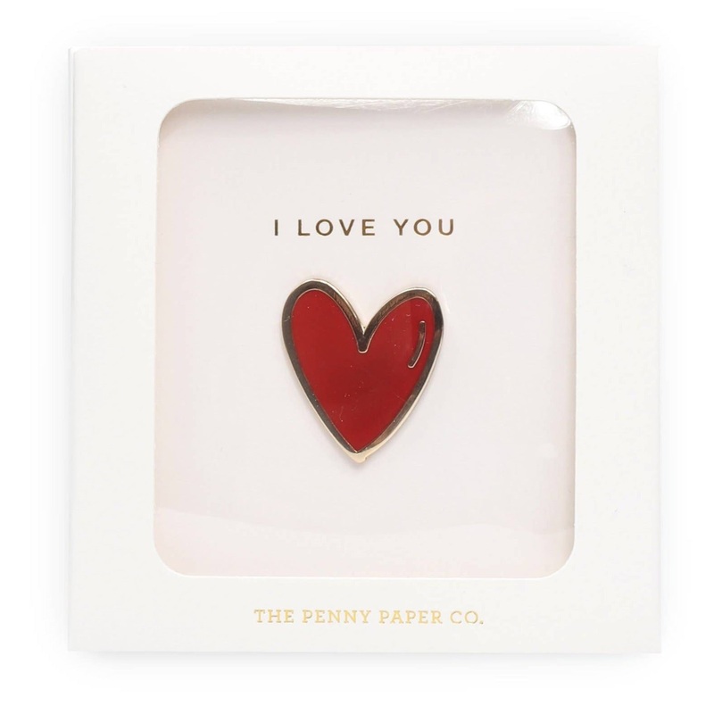 HEART ENAMEL PIN