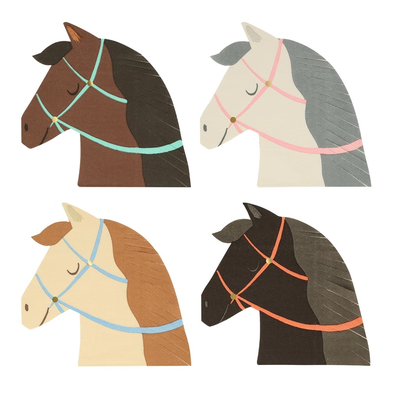 HORSE SHAPED NAPKINS